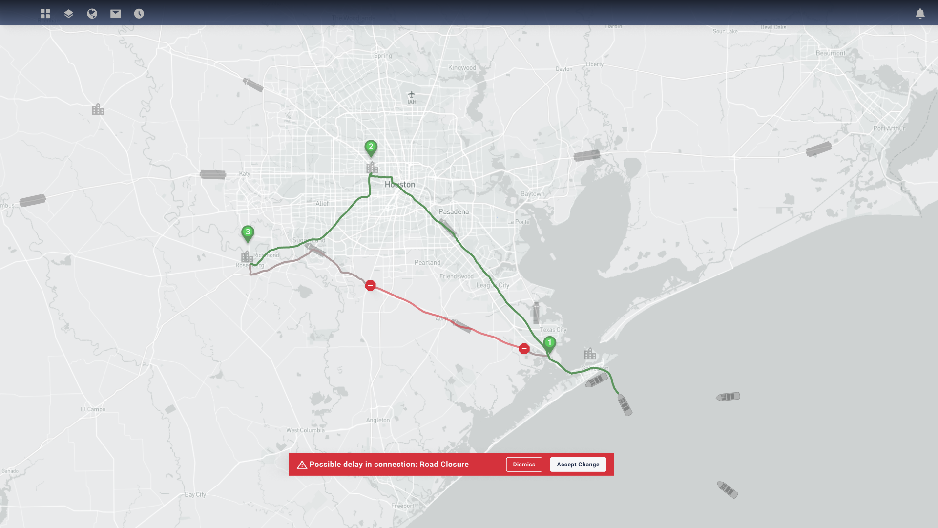 Live rerouting of assets